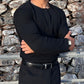 Long sleeves Henley shirt