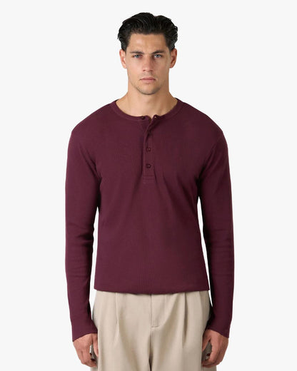 Long sleeves Henley shirt