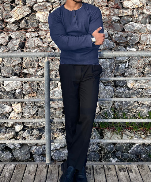 Long sleeves henley